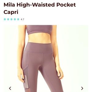 Fabletics Mila Pocket Capri Legging